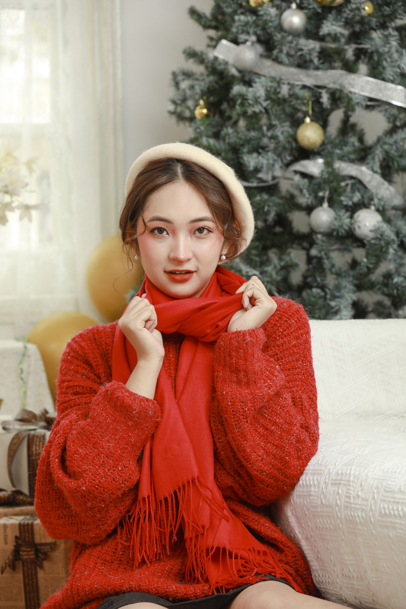 Ngắm nhìn bộ ảnh Giáng sinh ấm áp của nữ sinh Sơn La ảnh 6