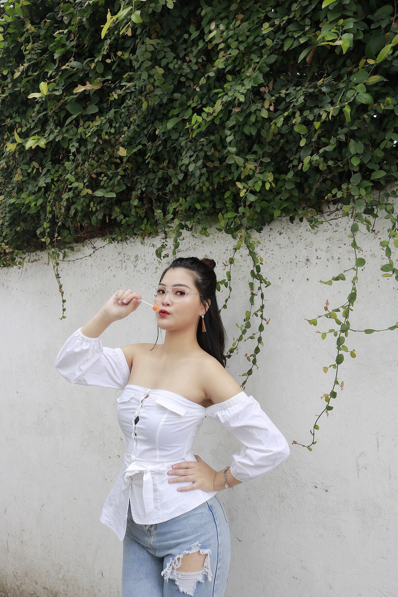 Ước mơ trở thành người mẫu của một cô gái có chiều cao vượt trội từ nhỏ ảnh 4