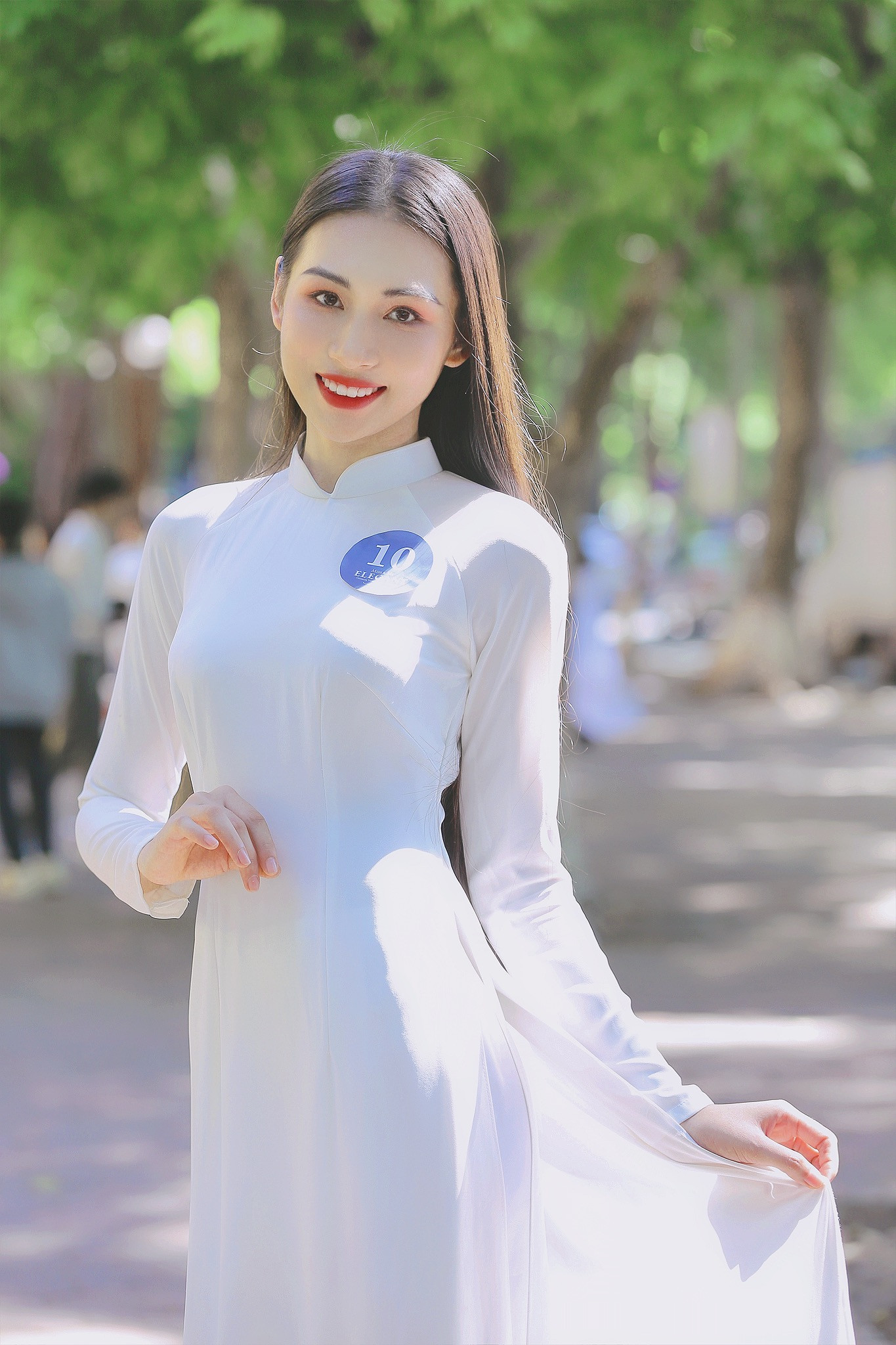 Hoa khôi Học viện Phụ nữ Việt Nam tinh khôi trong bộ ảnh áo dài ảnh 1