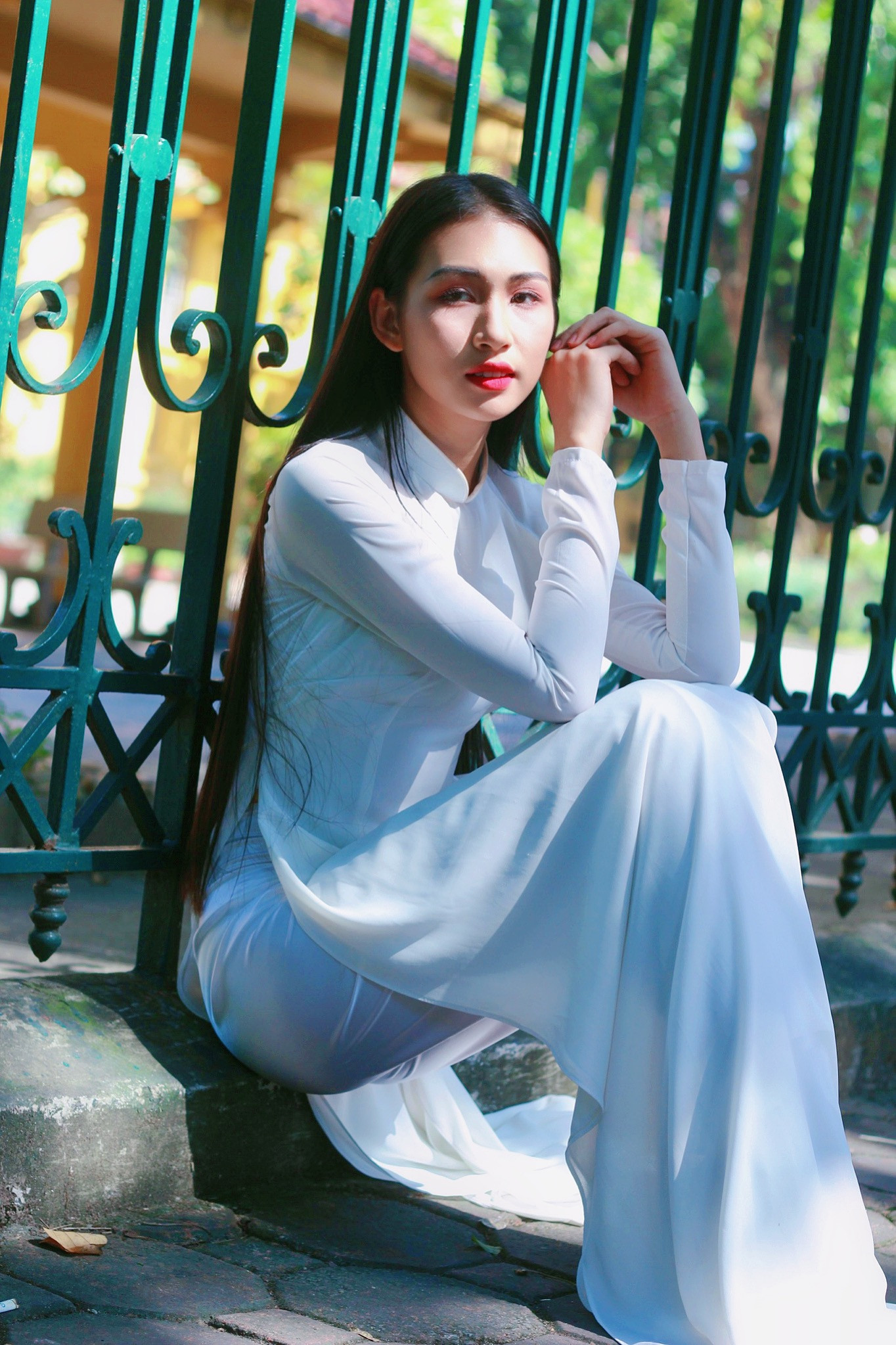 Hoa khôi Học viện Phụ nữ Việt Nam tinh khôi trong bộ ảnh áo dài ảnh 16