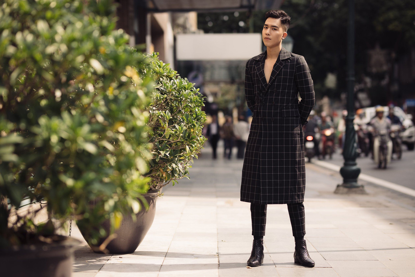 Ước mơ trở thành người mẫu chuyên nghiệp của chàng sinh viên báo chí truyền thông ảnh 10