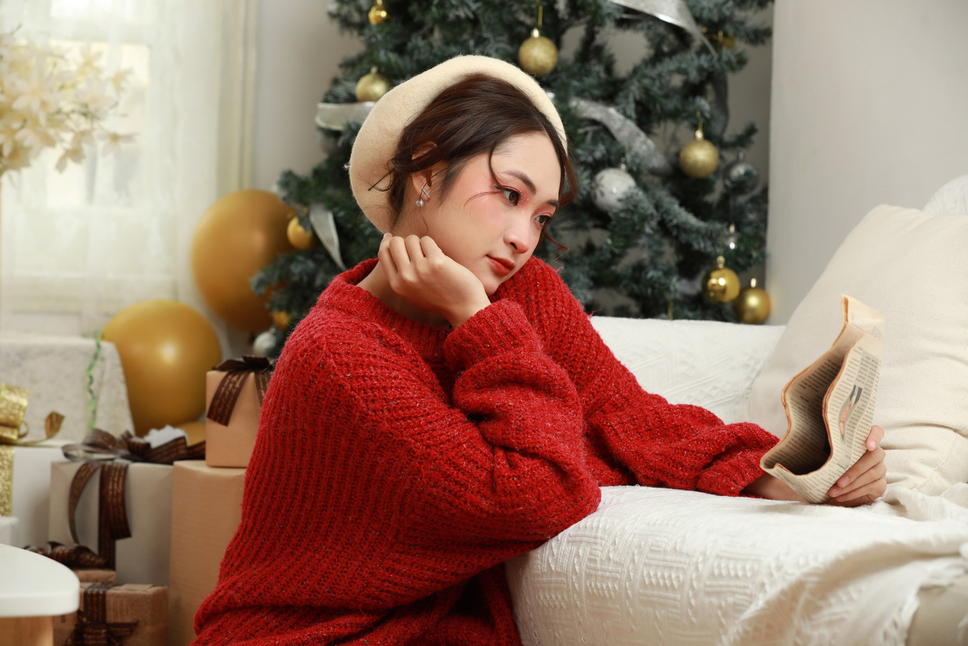 Ngắm nhìn bộ ảnh Giáng sinh ấm áp của nữ sinh Sơn La ảnh 8