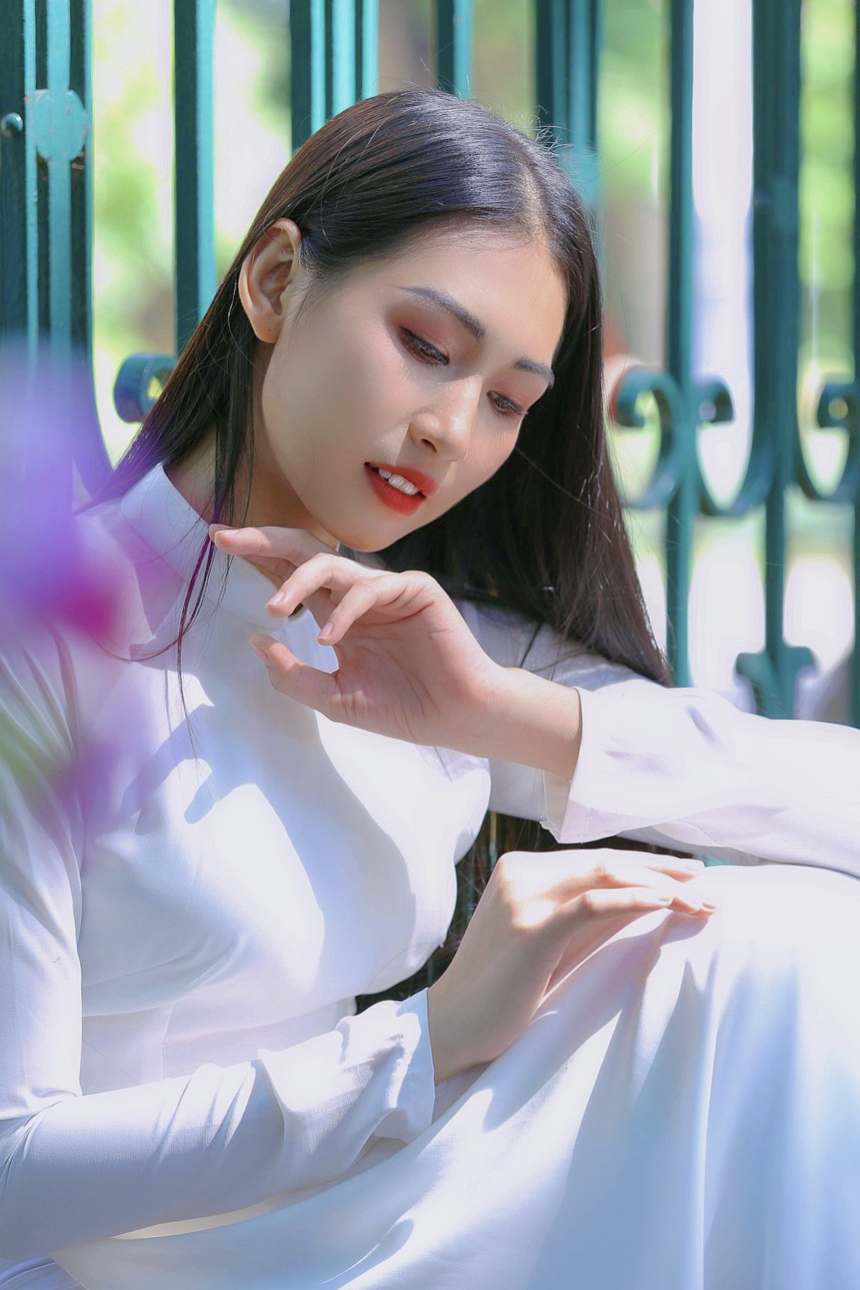 Hoa khôi Học viện Phụ nữ Việt Nam tinh khôi trong bộ ảnh áo dài ảnh 5