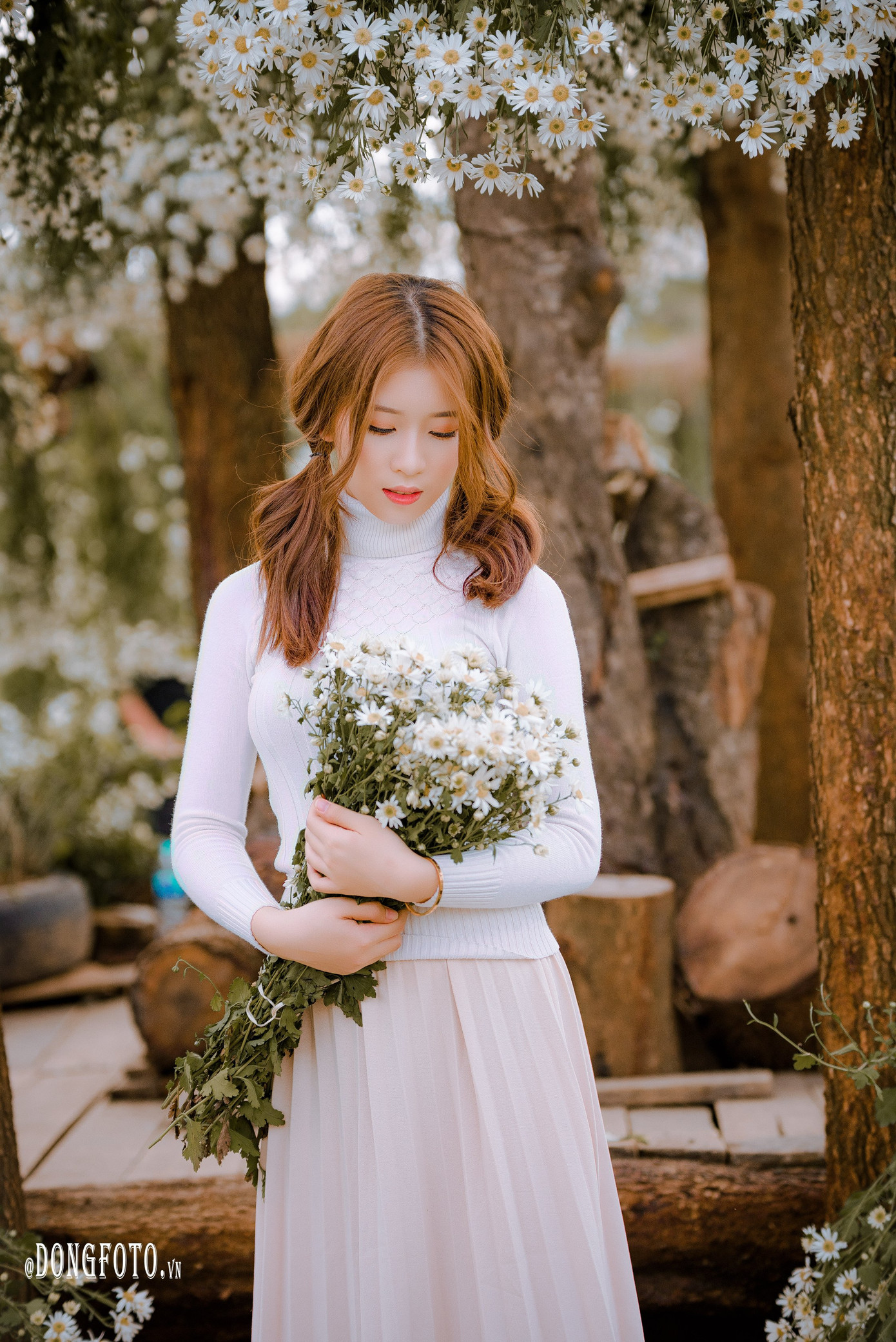 Ngẩn ngơ nét đẹp “nàng thơ” trong bộ ảnh cúc họa mi trắng ảnh 8