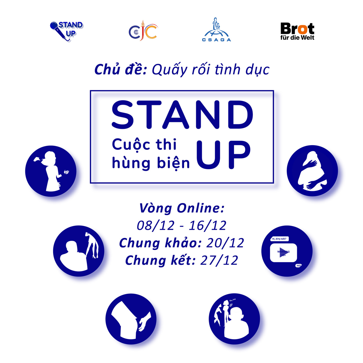 Cuộc thi hùng biện Stand Up 2020: “Hãy tôn trọng. Chấm dứt quấy rối tình dục” ảnh 1
