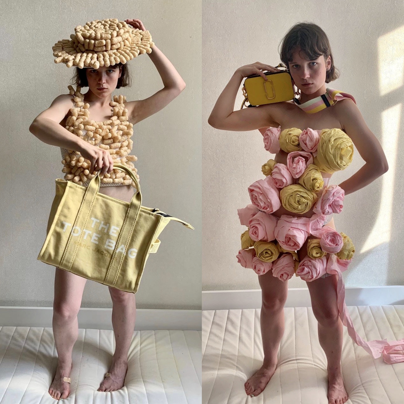 Cô gái 19 tuổi nổi tiếng nhờ tài thiết kế thời trang từ lá bài, đĩa CD ảnh 3