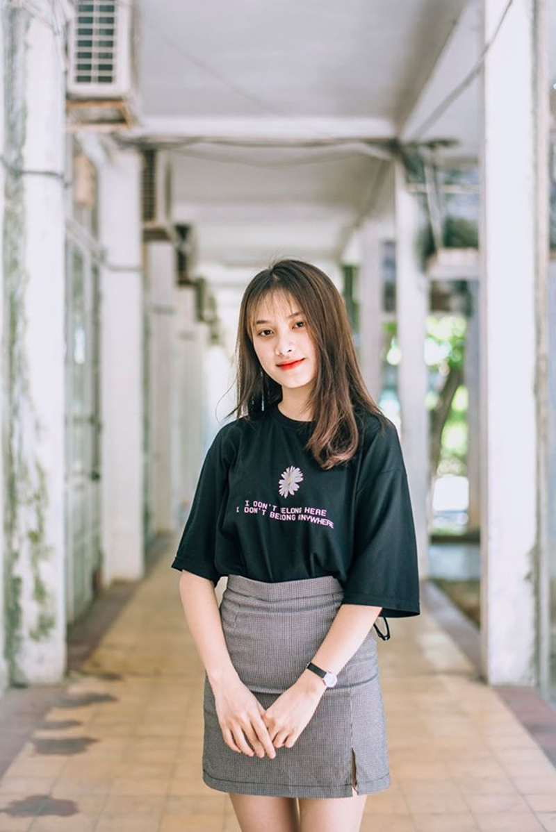 Vẻ đẹp tỏa sáng của nữ sinh đến từ miền đất đỏ bazan ảnh 4