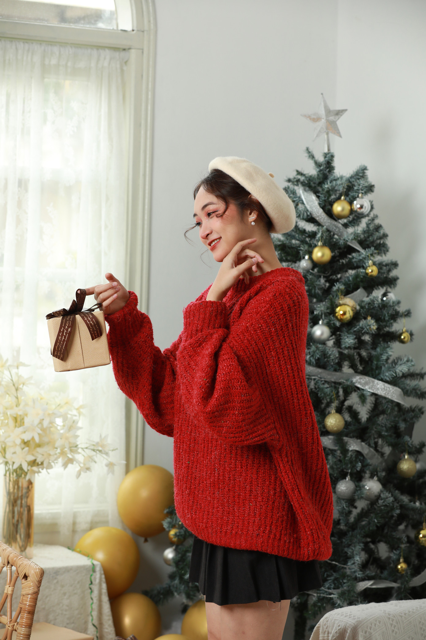 Ngắm nhìn bộ ảnh Giáng sinh ấm áp của nữ sinh Sơn La ảnh 4