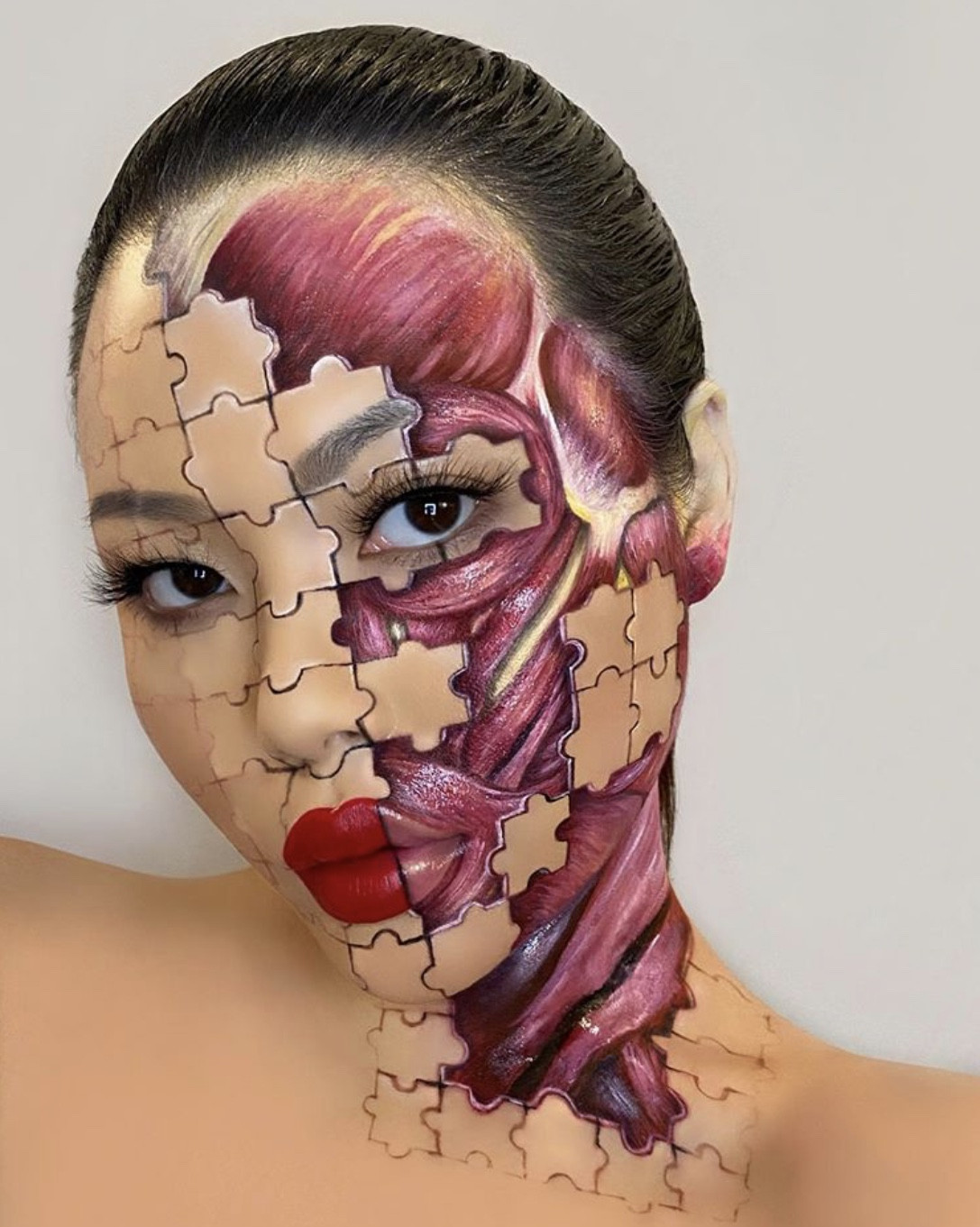 “Phù thủy make-up” Canada và phong cách trang điểm ảo ảnh thị giác ảnh 8