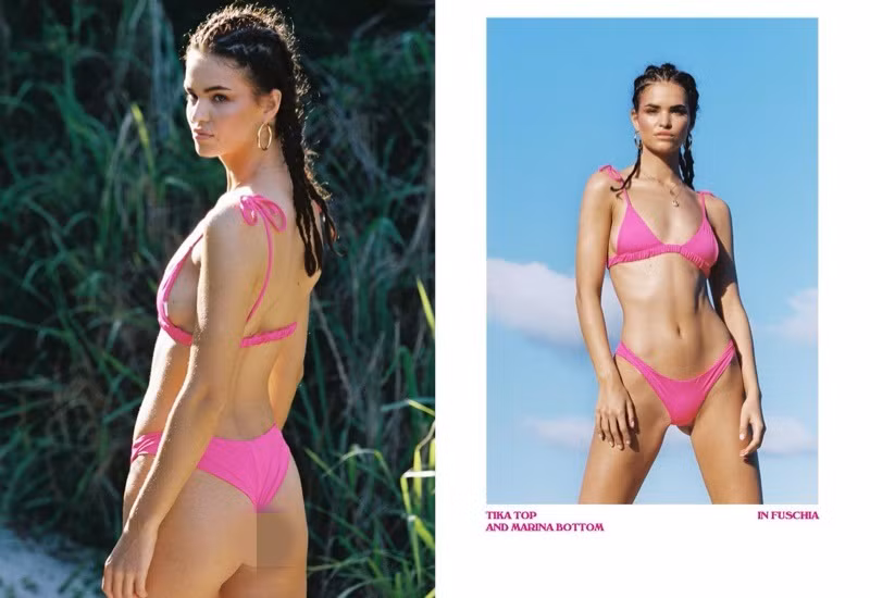 Mỹ nhân Hà Lan Robin Holzken diện bikini 'đốt cháy' nắng hè ảnh 2