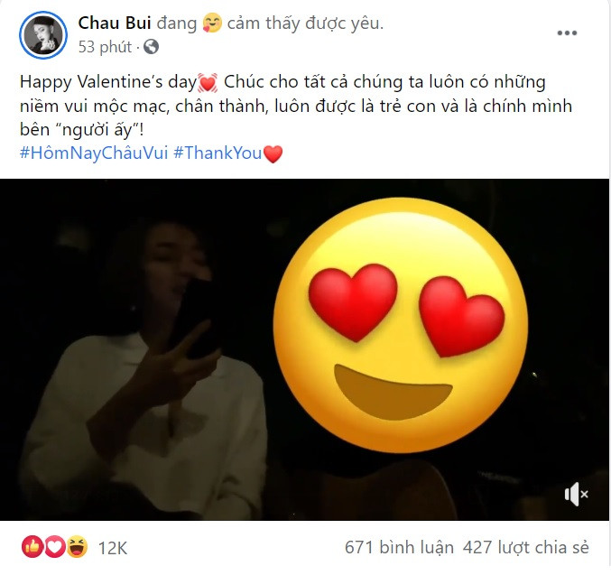 Ngày Valentine, dàn sao Việt viết lời ngọt ngào, chia sẻ loạt ảnh thân mật với nửa kia ảnh 2