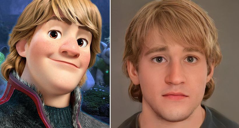 Ngạc nhiên khi nhân vật Disney biến thành người thật nhờ trí tuệ nhân tạo ảnh 7