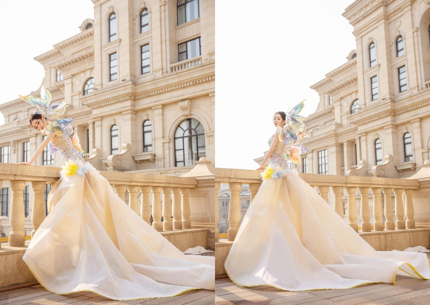 Địch Lệ Nhiệt Ba khoe vòng một lấp ló với tạo hình đẹp mơ màng như tiên nữ ảnh 4