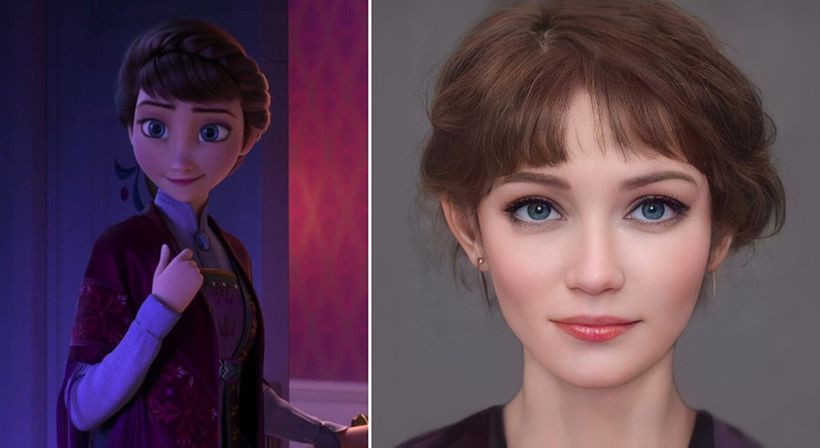 Ngạc nhiên khi nhân vật Disney biến thành người thật nhờ trí tuệ nhân tạo ảnh 11