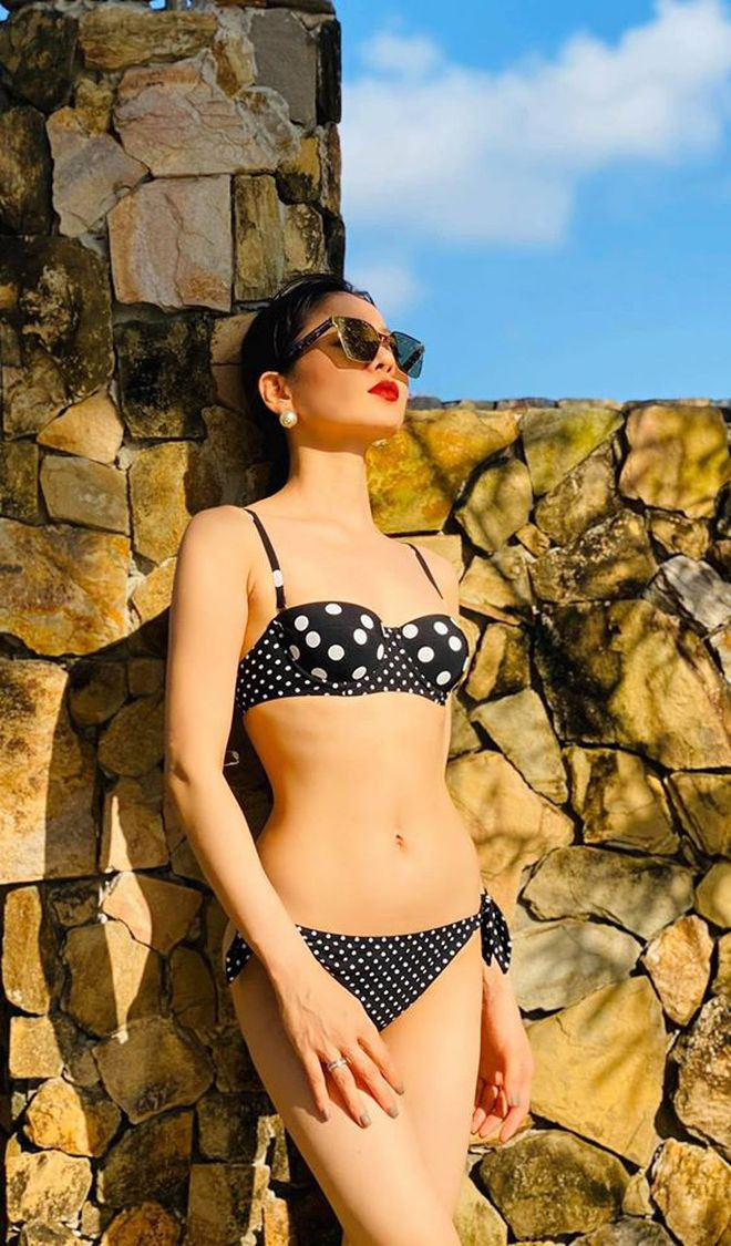 Lệ Quyên khoe lưng trần gợi cảm, body nuột nà đáng ghen tị ảnh 7