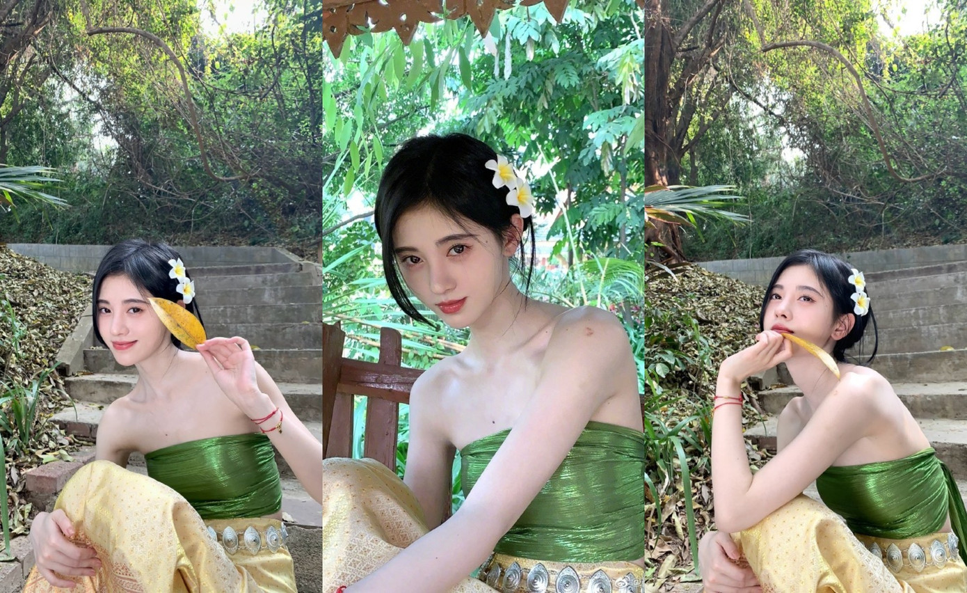 Diện đồ Thái, ‘mỹ nữ 4000 năm’ đẹp mơ màng như nàng thơ khiến dân tình mê mẩn ảnh 2