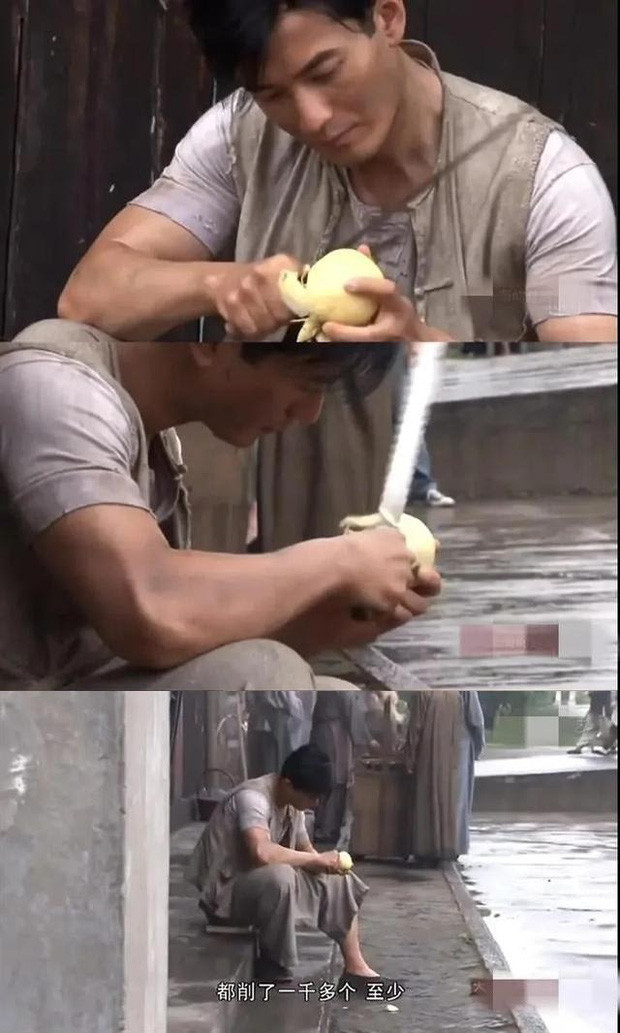 Huỳnh Hiểu Minh tự tay gọt hơn 2000 quả lê phục vụ cho 6 giây lên hình ảnh 3