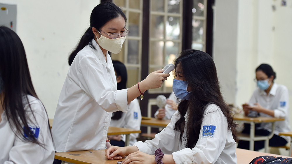 Trở lại trường sau 3 tháng nghỉ vì dịch: Khoảnh khắc không thể nào quên ảnh 4