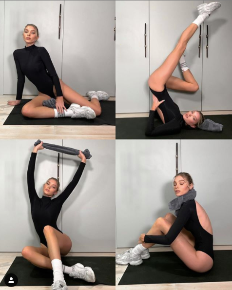 Elsa Hosk tung ảnh khoả thân 'quấy nhiễu' fan khi ở nhà tránh dịch ảnh 3