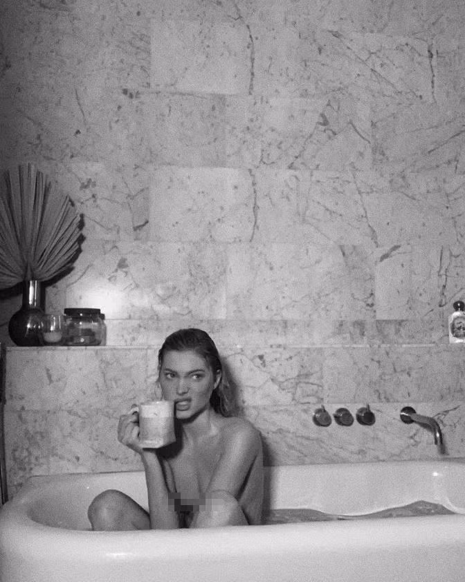 Elsa Hosk tung ảnh khoả thân 'quấy nhiễu' fan khi ở nhà tránh dịch ảnh 1