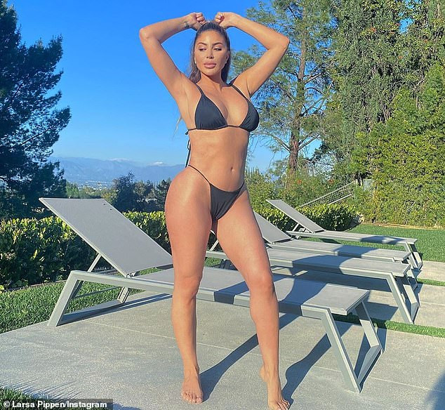 Sao truyền hình Larsa Pippen khoe body 'bốc lửa' với bikini bé xíu ảnh 1