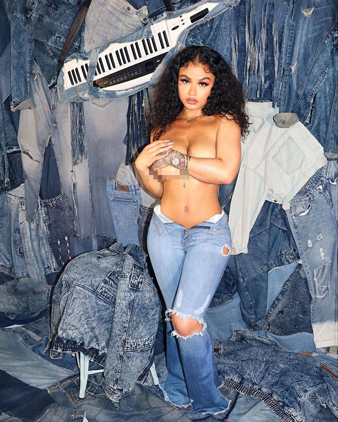 Sao truyền hình Mỹ chụp bán khoả thân nóng 'nhức mắt' ảnh 1