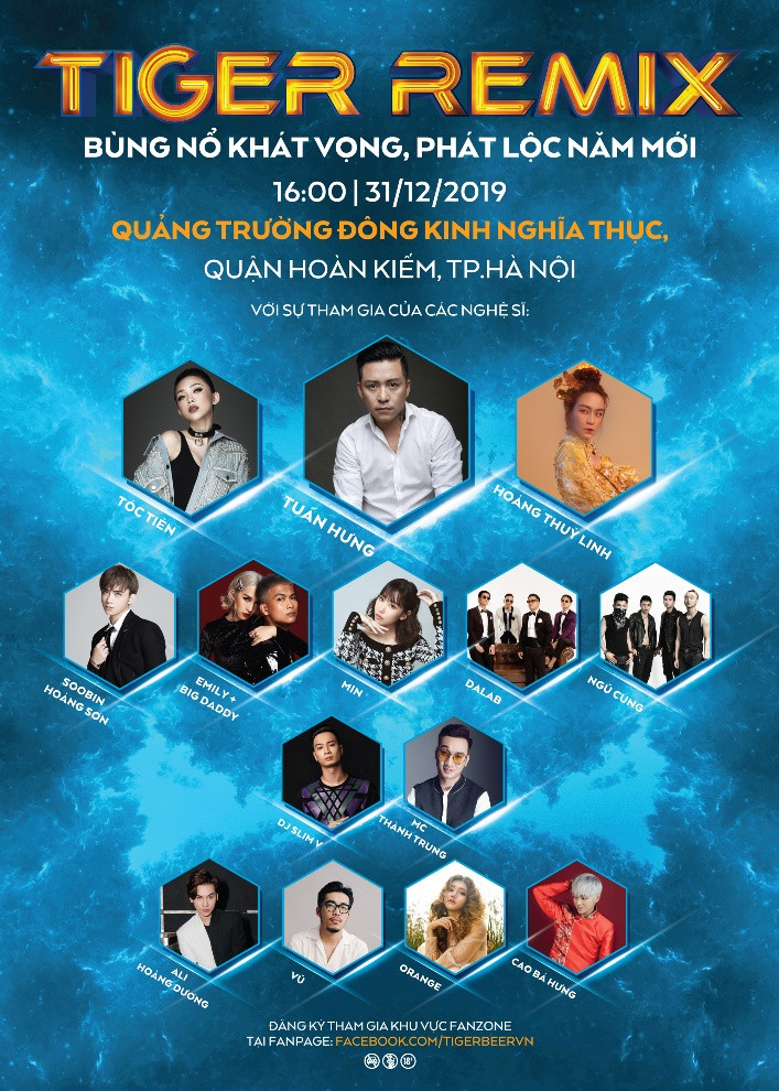 Đánh dấu năm mới ‘nổ tung’ với ‘cơn bão âm nhạc’ Tiger Remix 2020 ảnh 5