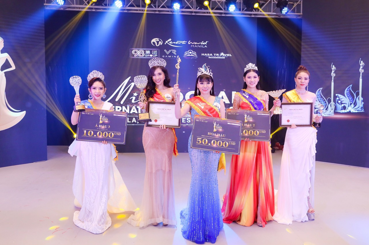 CEO Phạm Bích Thủy đăng quang Hoa Hậu đại dương doanh nhân quốc tế 2019 ảnh 2