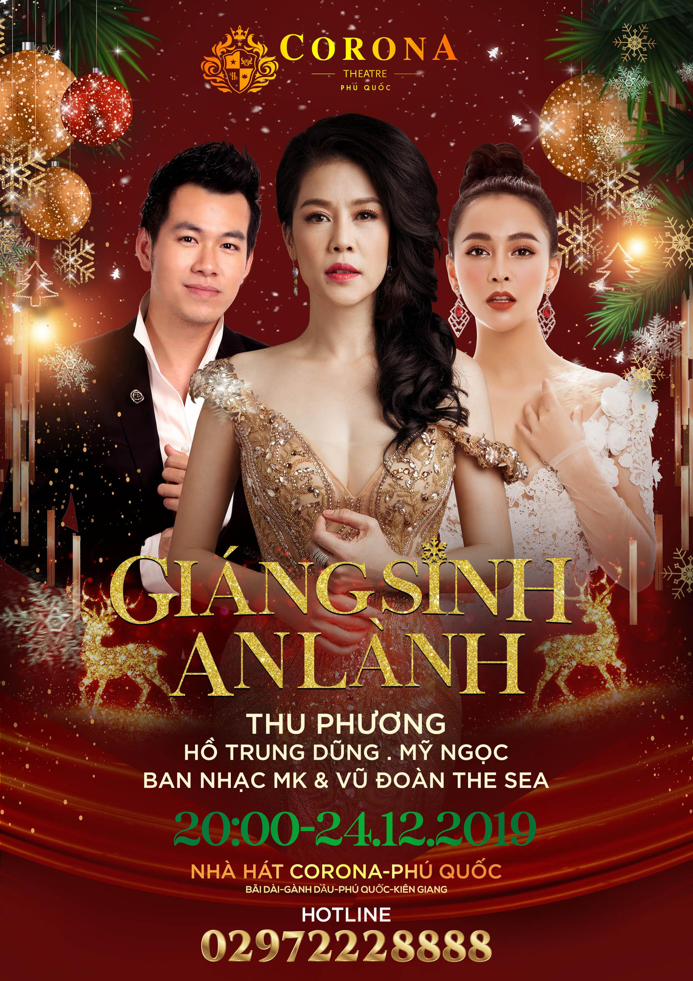 “Giáng sinh an lành” tại Corona Phú Quốc: Thu Phương sẽ biểu diễn bên gia đình ảnh 1