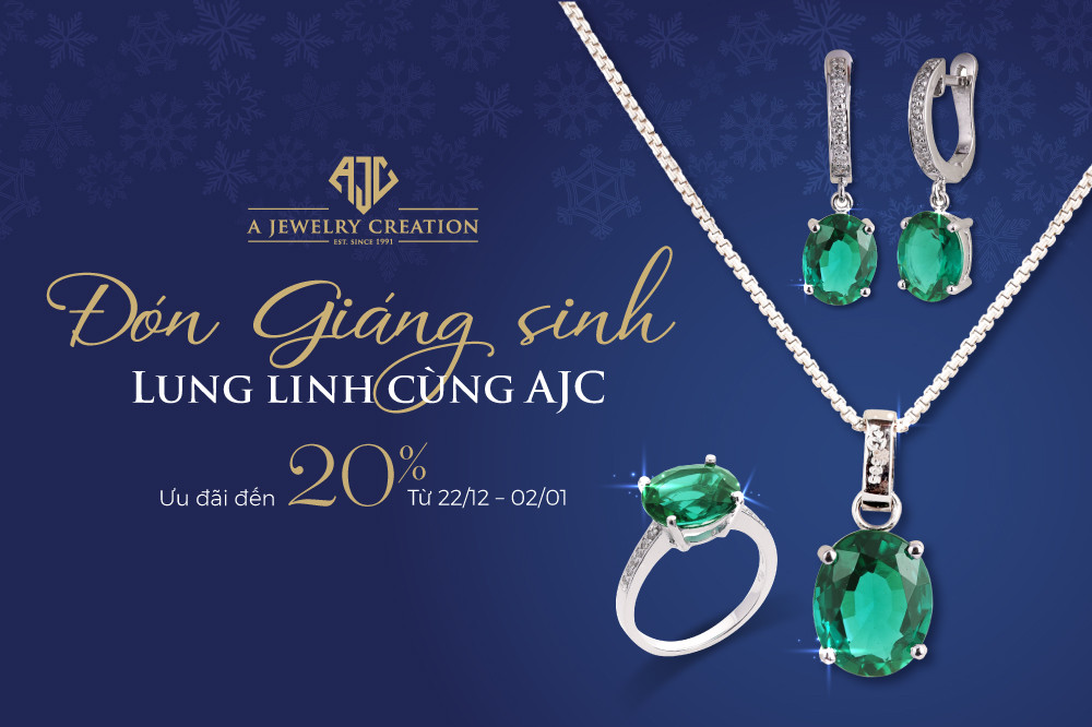 Lung linh tỏa sáng cùng trang sức AJC, nhận ngay ưu đãi mùa Lễ hội ảnh 1