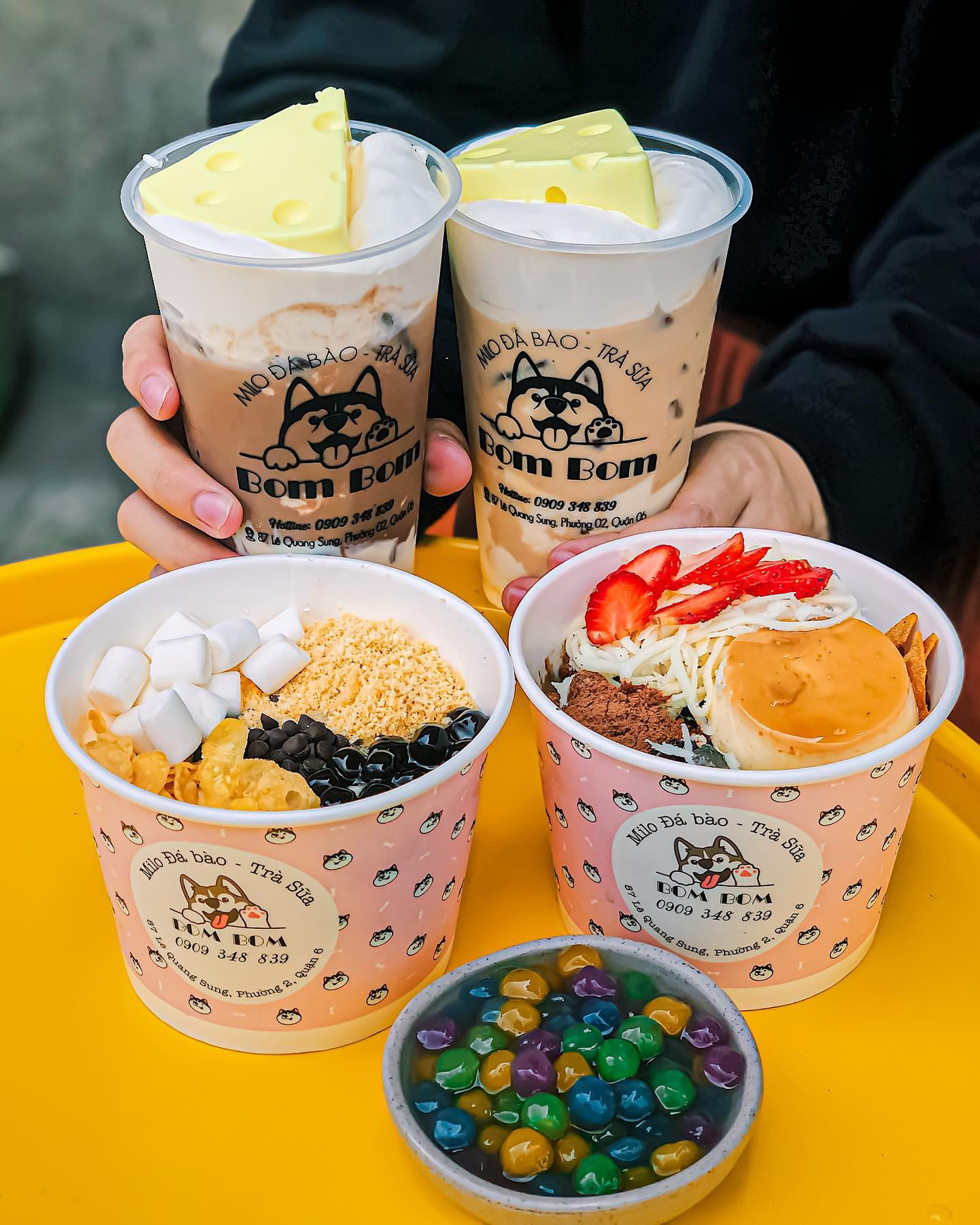 Trà sữa tuổi thơ kem cheese và trà sữa phô mai 3 tầng, bạn chọn thơm béo theo kiểu nào? ảnh 5