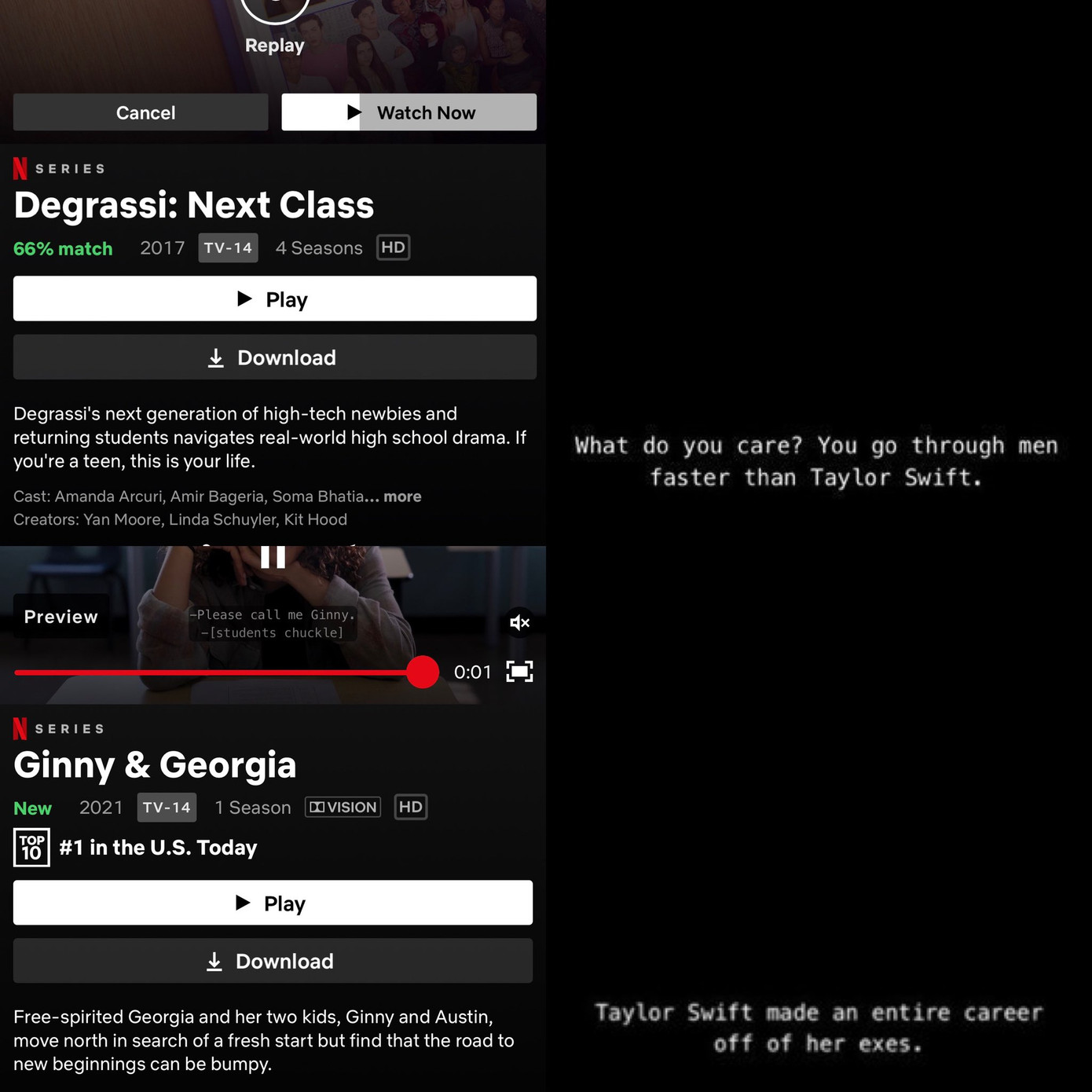 Taylor Swift và fan lên tiếng phản đối 2 series Netflix có nội dung “cà khịa” kém duyên ảnh 1