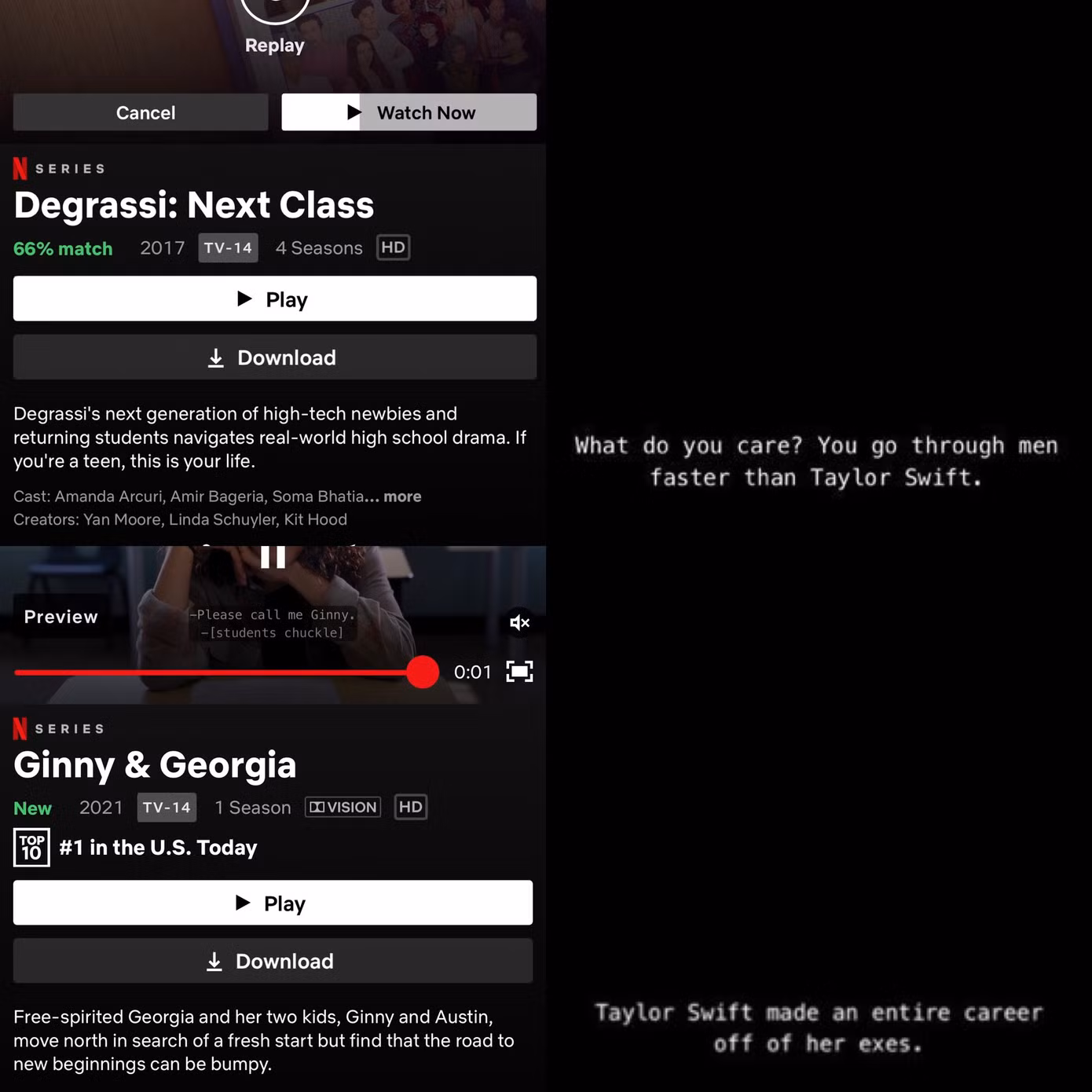 Taylor Swift và fan lên tiếng phản đối 2 series Netflix có nội dung “cà khịa” kém duyên ảnh 1