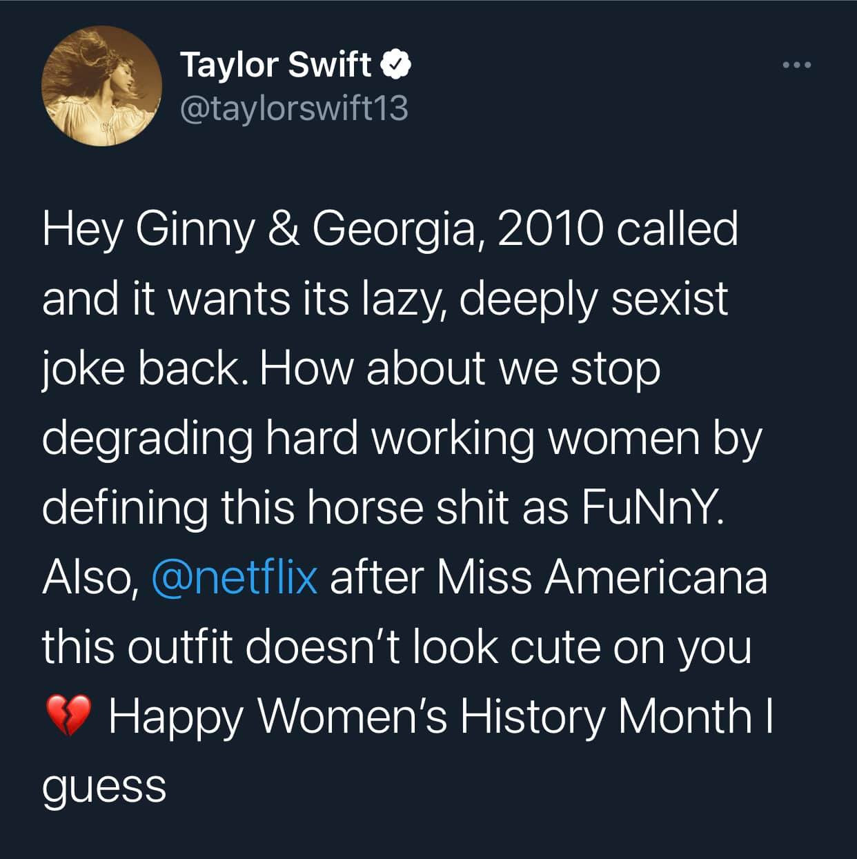 Taylor Swift và fan lên tiếng phản đối 2 series Netflix có nội dung “cà khịa” kém duyên ảnh 4