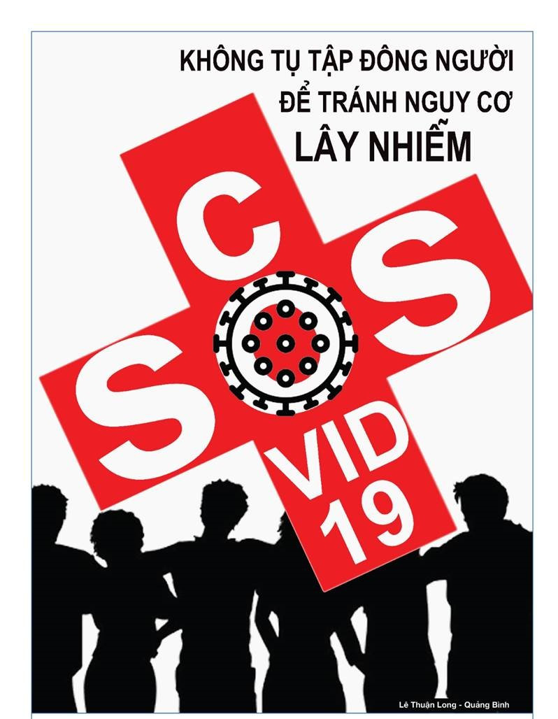 Tung tranh cổ động chống tin giả, cổ vũ đeo khẩu trang chống COVID-19 ảnh 1