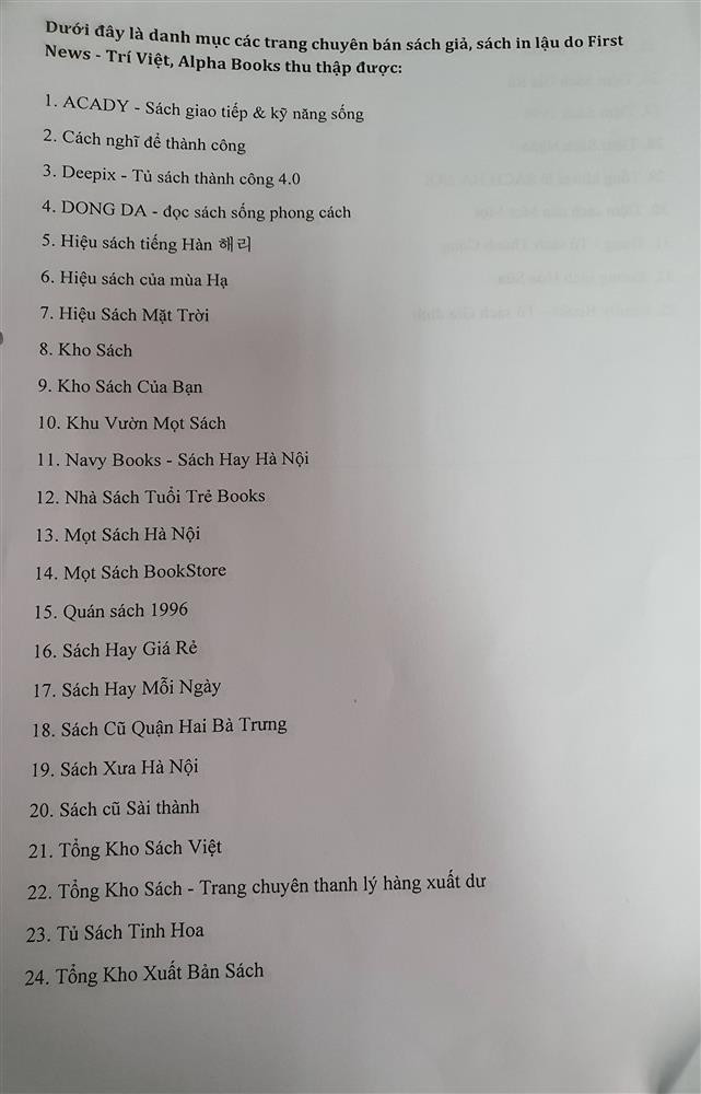 Khuyến cáo 33 trang bán sách giả cần tránh xa ảnh 1