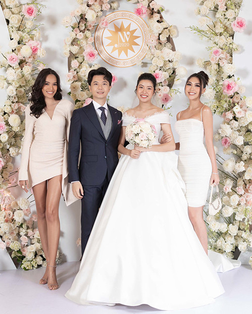 Những đám cưới đình đám Vbiz: Dàn bê tráp, khách mời toàn hoa hậu, á hậu ảnh 14