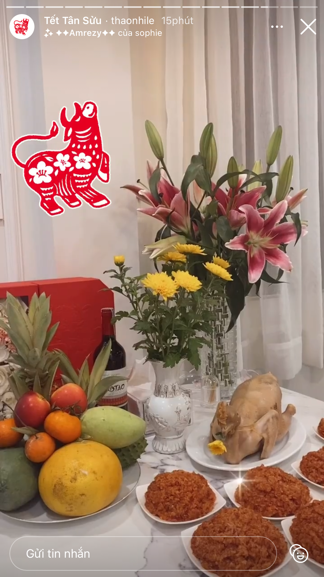 Ở nhà phòng dịch nhưng vẫn tha hồ ngắm Tết muôn nơi với hiệu ứng “Tết Tân Sửu” của Instagram ảnh 7