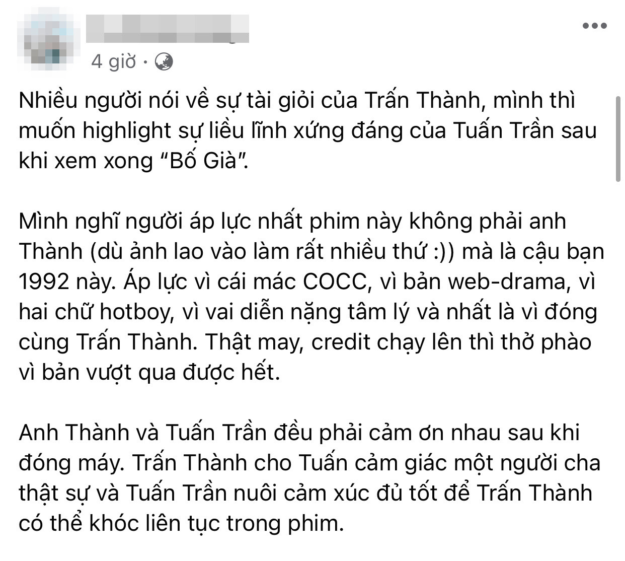 Phim “Bố Già”: Đậm chất đời, tình người khiến không ít khán giả “khóc cạn nước mắt“ ảnh 10