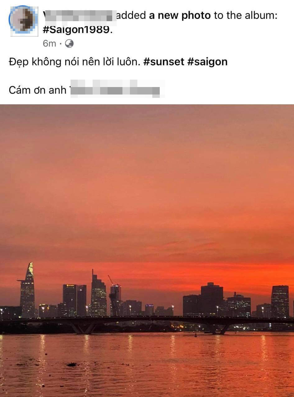 Tạm gác lại lo âu, người dân Sài Gòn cùng ngắm hoàng hôn đẹp như trong phim “La La Land“ ảnh 1