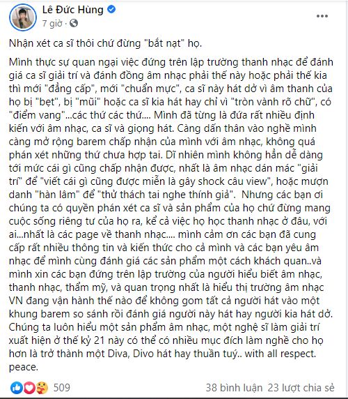 Mew Amazing nói về các trang review giọng hát: Nhận xét ca sĩ thôi chứ đừng bắt nạt họ ảnh 1