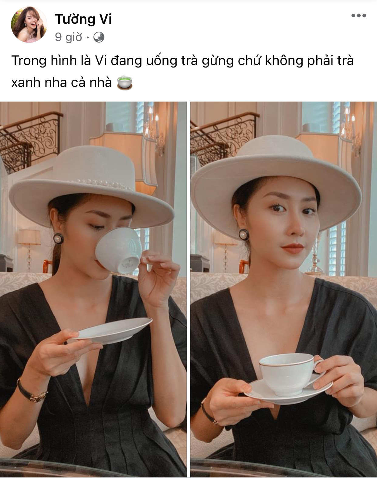 Ở một diễn biến khác, Tường Vi bỗng dưng "thanh minh" với dân tình về... một tách trà Chỉ sau một ngày, cụm từ “trà xanh” bỗng thành trend trên status của sao Việt ảnh 4