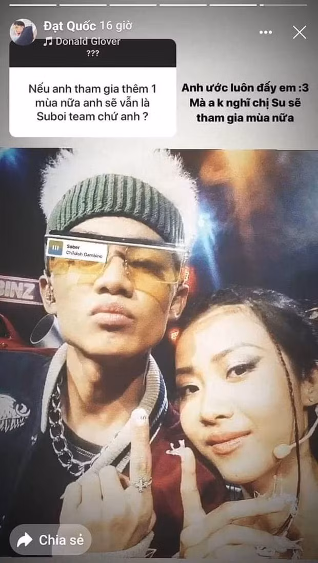 Rap Việt mùa 2: Karik “đánh tiếng” sẽ tái ngộ, Suboi có khả năng không trở lại ghế nóng ảnh 1