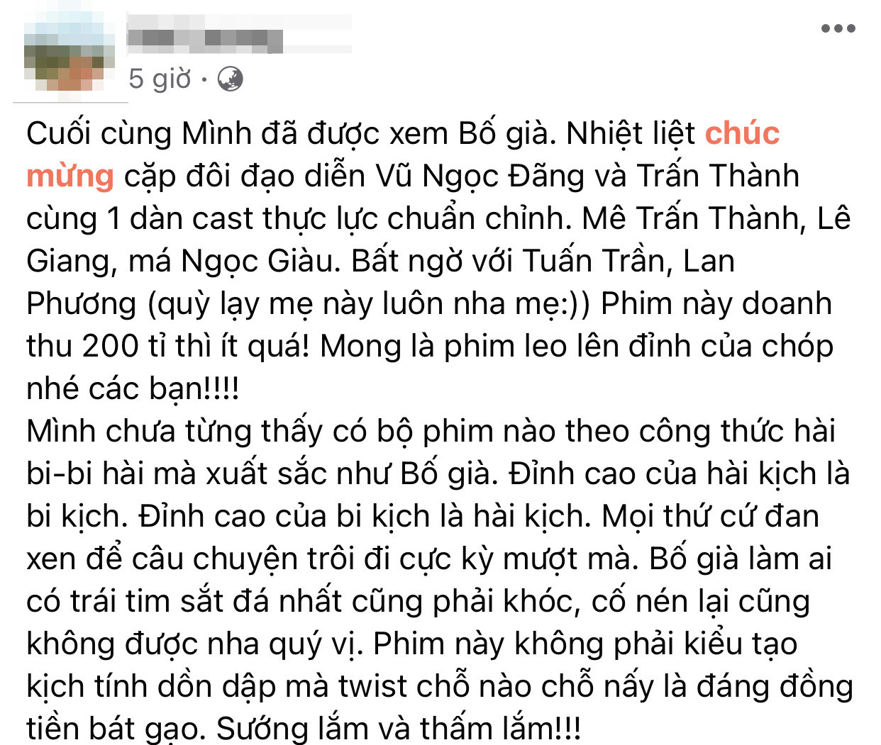 Phim “Bố Già”: Đậm chất đời, tình người khiến không ít khán giả “khóc cạn nước mắt“ ảnh 5
