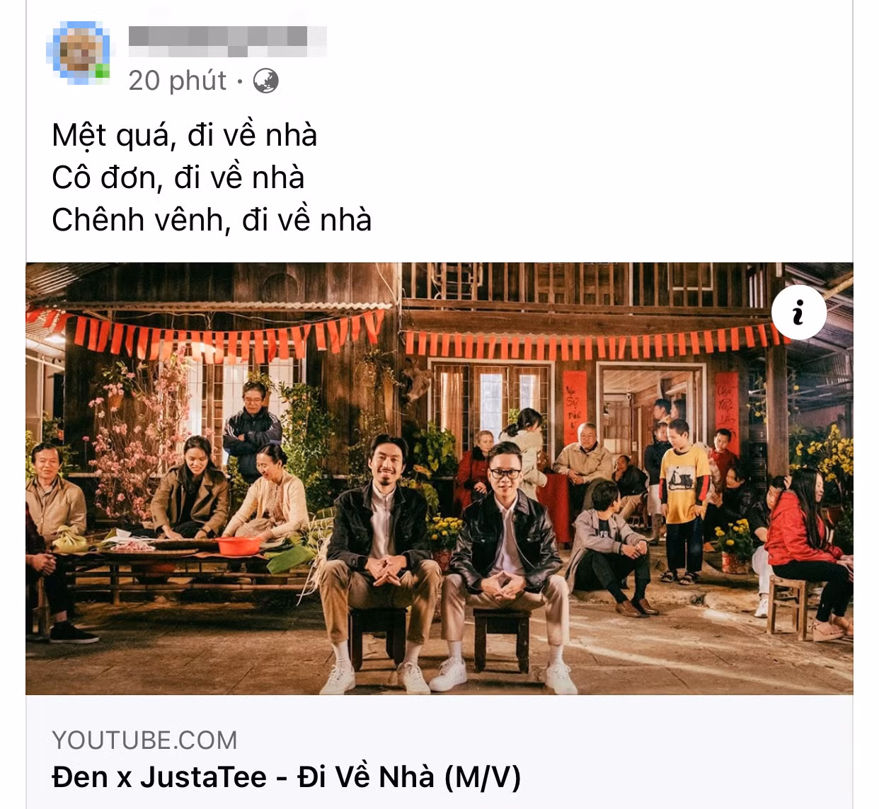 Còn 2 tuần nữa là sang năm mới, Đen Vâu x JustaTee khiến fan “khóc ròng” vì quá nhớ nhà ảnh 2