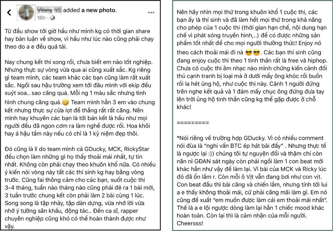 Phía Karik nói gì về nghi án BTC Rap Việt ép G.Ducky hóa “vịt con” trong đêm Chung kết? ảnh 3