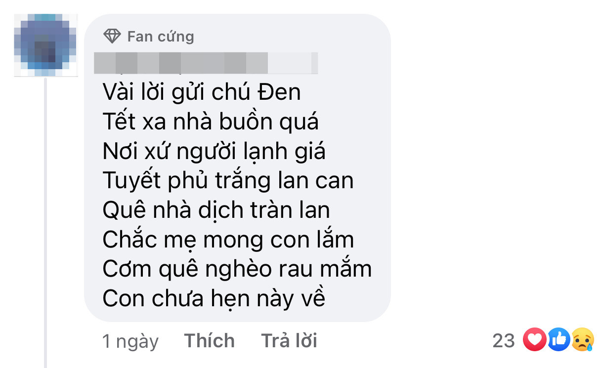 Đen Vâu làm thơ gửi mẹ, các “đồng âm” liền trổ tài đối đáp gửi bao tình thương về cho gia đình ảnh 5