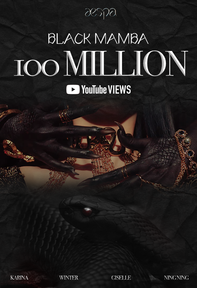 “Black Mamba” của aespa trở thành MV debut đạt 100 triệu lượt xem nhanh nhất K-Pop ảnh 1