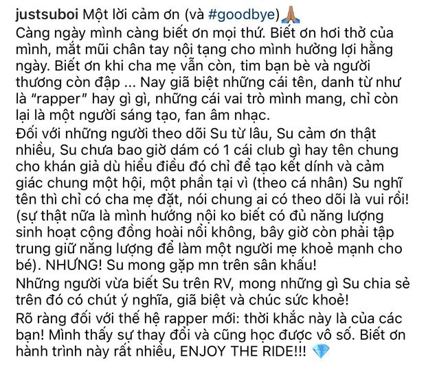 Rap Việt mùa 2: Karik “đánh tiếng” sẽ tái ngộ, Suboi có khả năng không trở lại ghế nóng ảnh 2