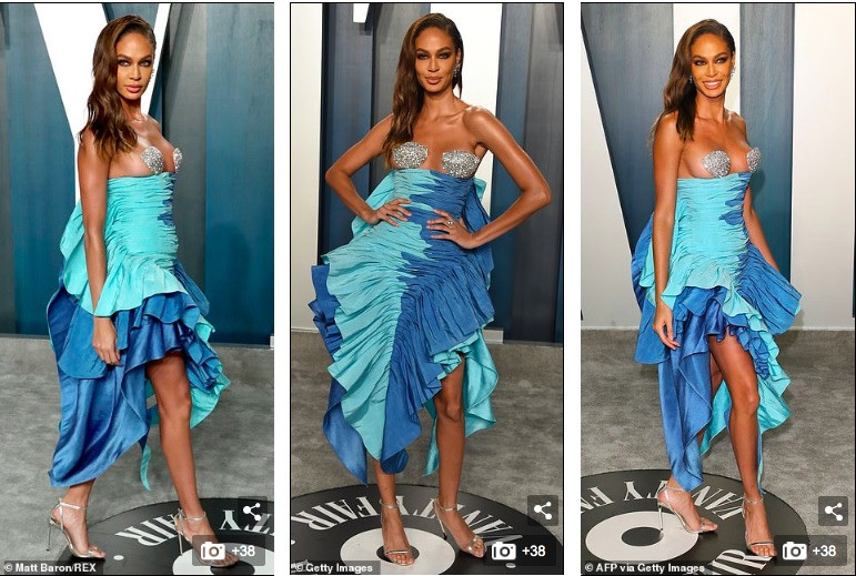 Siêu mẫu Joan Smalls mặc váy như bán nude, hở trọn bầu ngực gây ngỡ ngàng ảnh 6